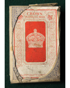 Vintage De La Rue "Crown" Playing cards - Red-backed