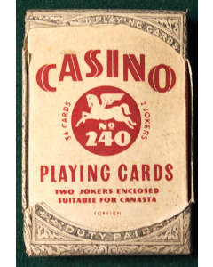 Vintage Casino Praha Playing Cards