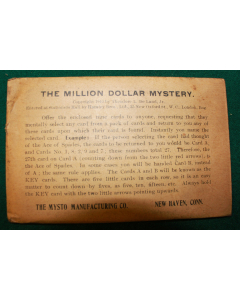 De Land's Million Dollar Mystery, 1910