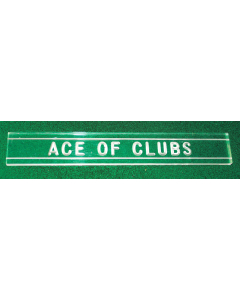 Ace of Clubs Plaque