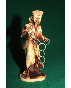 Chung Ling Soo Statuette, with linking rings