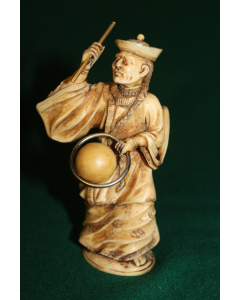 Chung Ling Soo Statuette, with floating ball