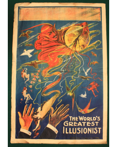 Stock magic poster - Demon with world in hands